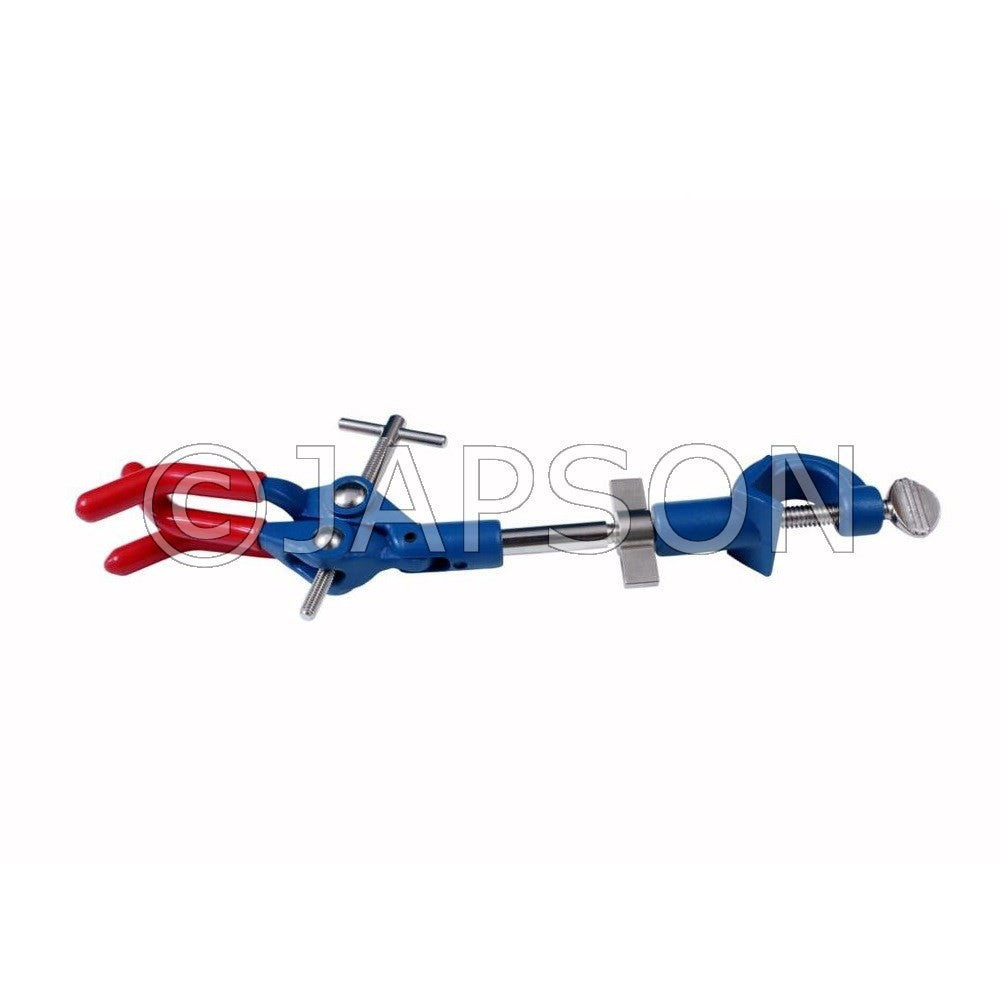 Three Prong, Retort Clamp, Rotatable 1 Three Prong, Retort Clamp, Rotatable 1